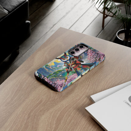 Cyberpunk Samurai Owl Phone Cases