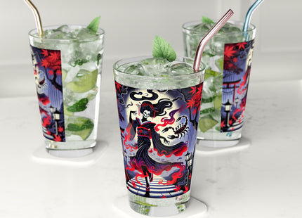Halloween Sorceress Glass, 16oz