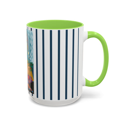 Art Deco Christmas Elegance Colorful Mugs (11oz, 15oz)