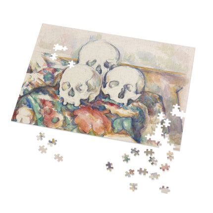 The Three Skulls by Paul Cézanne Puzzle (30, 110, 252, 500-Piece)