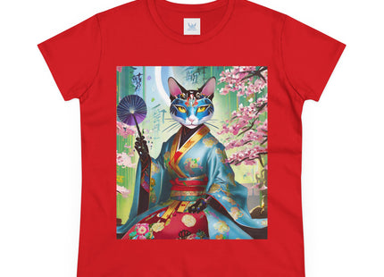 Cyberpunk Geisha Cotton Tee