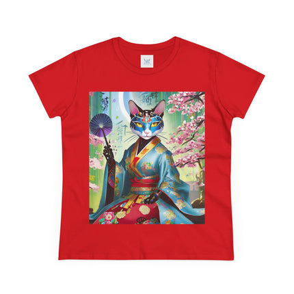 Cyberpunk Geisha Cotton Tee