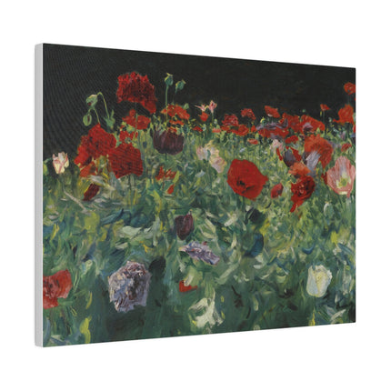 Poppies (A Study of Poppies for Carnation, Lily, Lily, Rose) by John Singer Sargent Matte Canvas, Stretched, 0.75"