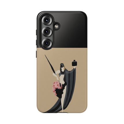 Dancer with Ink & Blossoms Phone Case – Elegant Grace & Artistic Poise