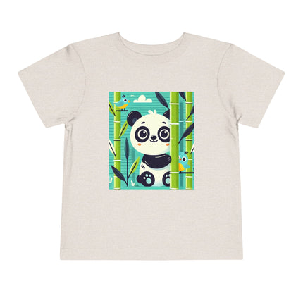 Bamboo Panda Friends Toddler Short Sleeve Tee