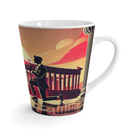 Art Deco Valentine's Romance Latte Mug