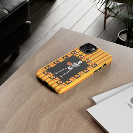 Candy Corn Skeleton Phone Cases
