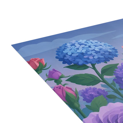 🌹💌 The Secret Garden Embrace Greeting Card – Romantic Rococo Floral Fantasy