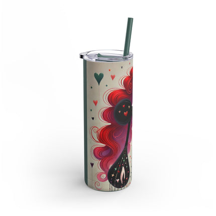 To My Valentine Skinny Matte Tumbler, 20oz