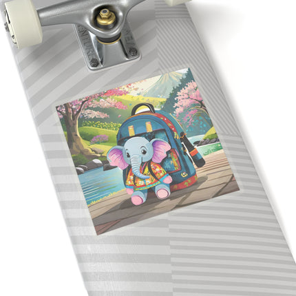 Baby Elephant Kiss-Cut Stickers (4 Sizes)