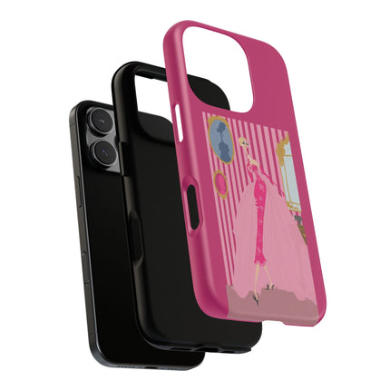 Lady in Pink Phone Case – Graceful Sophistication