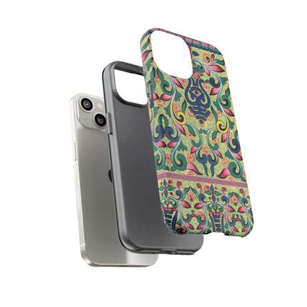 Colorful Flower Pattern by Owen Jones Phone Cases