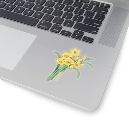 Chinese Sacred Lily botanical illustration by Pierre-Joseph Redouté Kiss-Cut Stickers (4 Sizes)