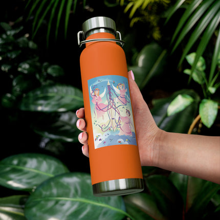 Angelic Revelry Copper Vacuum Insulated Bottle, 22oz