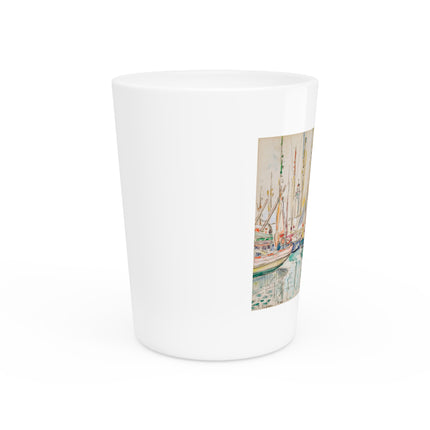 Groix by Paul Signac Ceramic Shot Glass