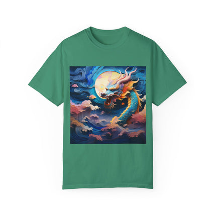 A Dragon's Ascent Unisex Garment-Dyed T-shirt