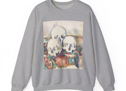 The Three Skulls by Paul Cézanne Unisex Heavy Blend™ Crewneck Sweatshirt