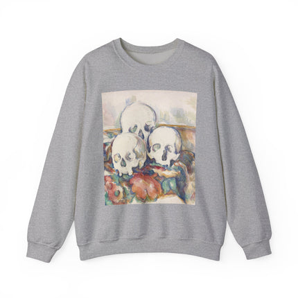 The Three Skulls by Paul Cézanne Unisex Heavy Blend™ Crewneck Sweatshirt