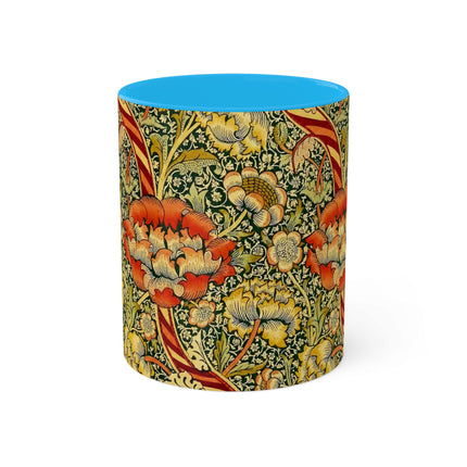 Chintz the Wandle Design by William Morris Colorful Mugs, 11oz
