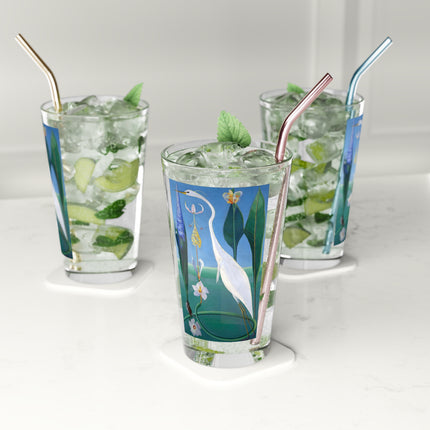 The White Heron by Joseph Stella Glass, 16oz
