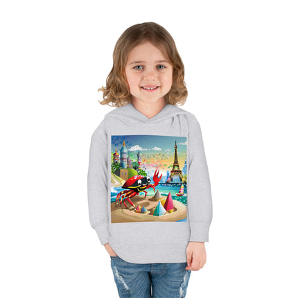 Crab Architect Toddler Pullover Fleece Hoodie