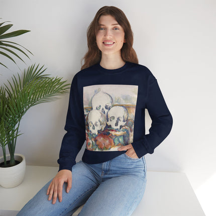 The Three Skulls by Paul Cézanne Unisex Heavy Blend™ Crewneck Sweatshirt