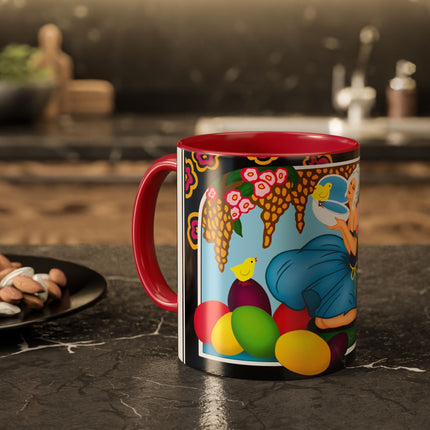 Blooms and Chicks Colorful Mugs (11oz, 15oz)