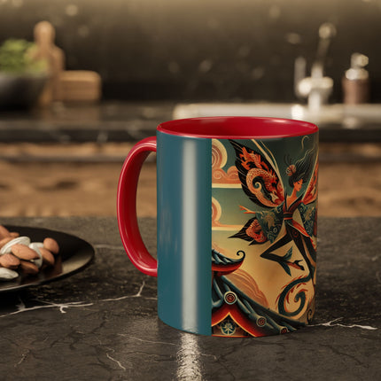 Dragon Fairy of the Temple Colorful Mugs (11oz, 15oz)