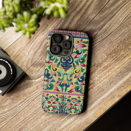 Colorful Flower Pattern by Owen Jones Phone Cases