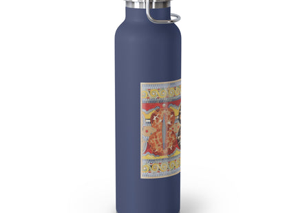 Reproduction of the Shield Frieze by Emile Gilliéron Copper Vacuum Insulated Bottle, 22oz