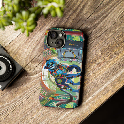 Cyber Panther's Hunt Phone Cases