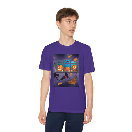 Whimsical Halloween Mischief Youth Competitor Tee
