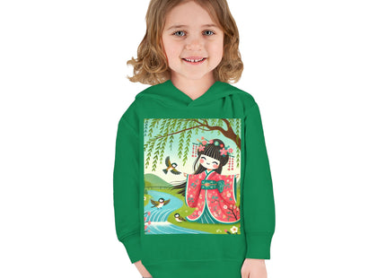 Sparrow Dance Geisha Fairy Toddler Pullover Fleece Hoodie