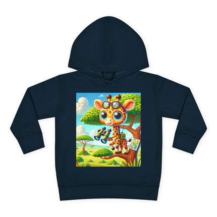 Giraffe Lookout Toddler Pullover Fleece Hoodie