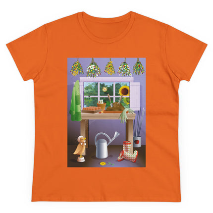 A Gardener's Haven Women's Midweight Cotton Tee