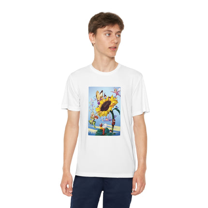 Sunflower Fairies by Margaret Tarrant Youth Competitor Tee – Golden Garden Magic & Storybook Wonder