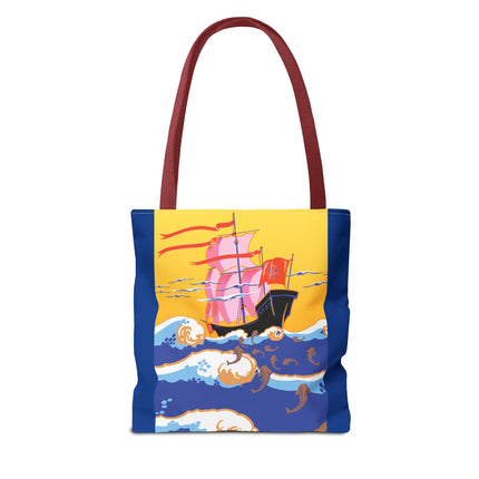 Golden Seas and Whimsical Dreams Tote Bag (AOP)