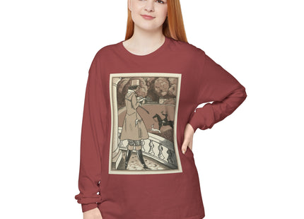 Amazone by Fernand Siméon Unisex Garment-dyed Long Sleeve T-Shirt