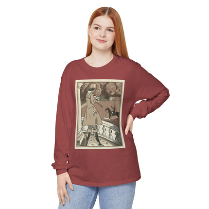 Amazone by Fernand Siméon Unisex Garment-dyed Long Sleeve T-Shirt