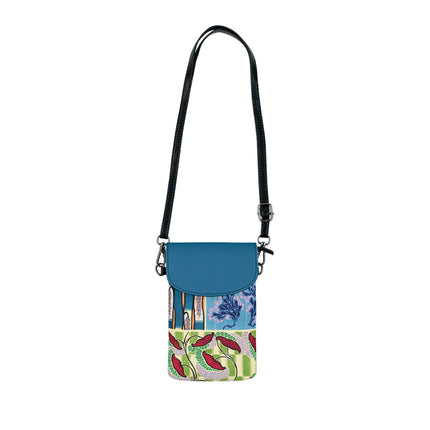 Floral Pattern by Emile-Alain Séguy Small Cell Phone Wallet