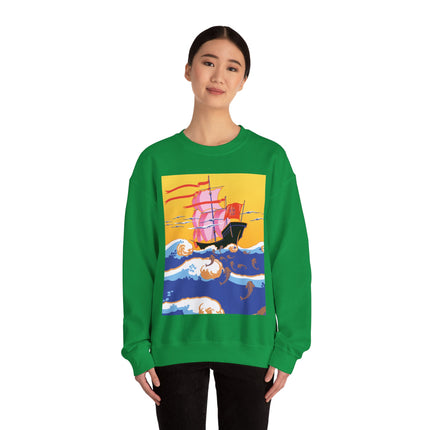 Golden Seas and Whimsical Dreams Heavy Blend™ Crewneck Sweatshirt