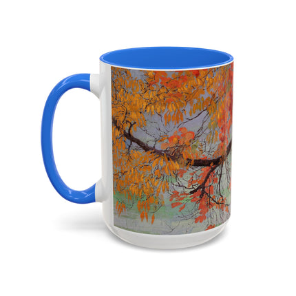 Autumn leaves by Edward Okuń Colorful Mugs (11oz, 15oz)