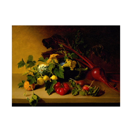 Still Life with Vegetables by James Peale Matte Horizontal Posters