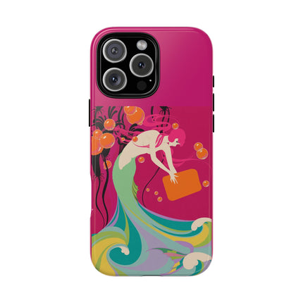 Mermaid Dive Phone Case – Vibrant Waves & Playful Elegance