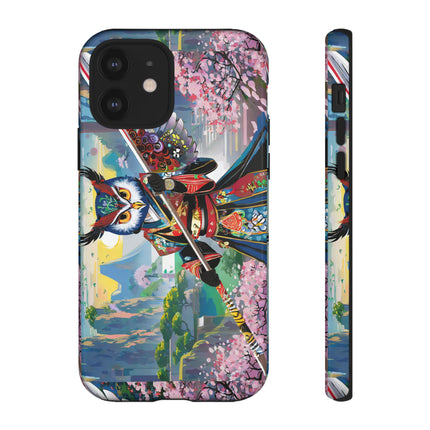 Cyberpunk Samurai Owl Phone Cases