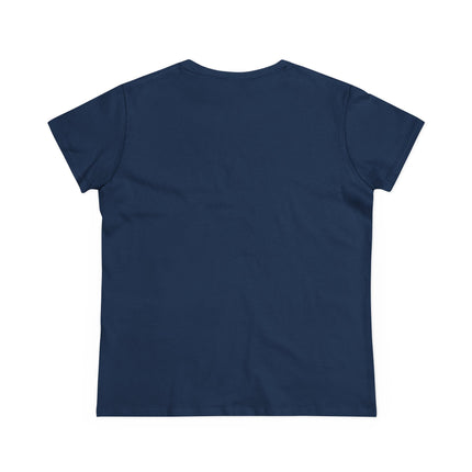 🌼❄️ The Winter Parasol Lady Cotton Tee – Art Deco Floral Fantasy