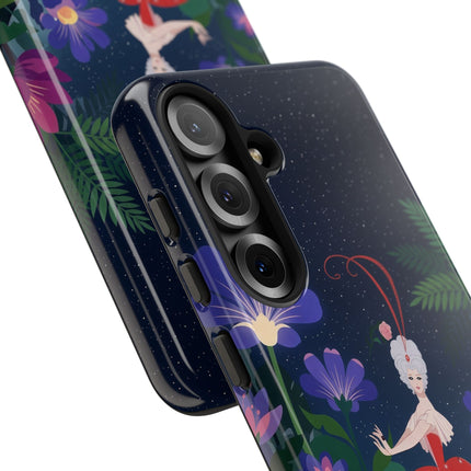 🌺✨ The Lady Of The Starlit Enchanted Garden Phone Case – Art Deco Floral Fantasy