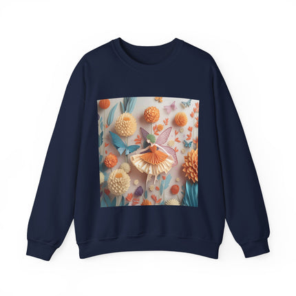 Dahlia Fairy Unisex Heavy Blend™ Crewneck Sweatshirt