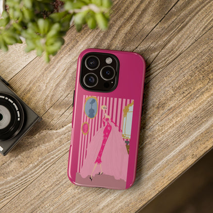 Lady in Pink Phone Case – Graceful Sophistication