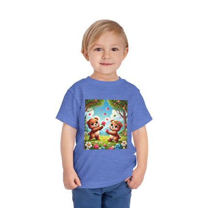 Teddy Bear Friendship Toddler Short Sleeve Tee